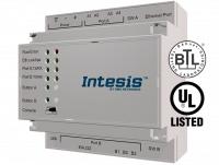 Intesis IBOX-BAC-LON-1K2 INBACLON1K20000 Шлюз BACnet Server IP & MSTP - LonWorks TP/FT-10, до 1200 точек ввода-вывода BCAnet, на DIN рейку, 5TE