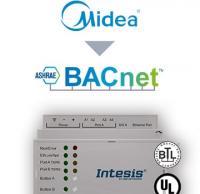 Intesis INBACMID004I000 Midea Коммерческие и VRF-системы для BACnet IP / MSTP